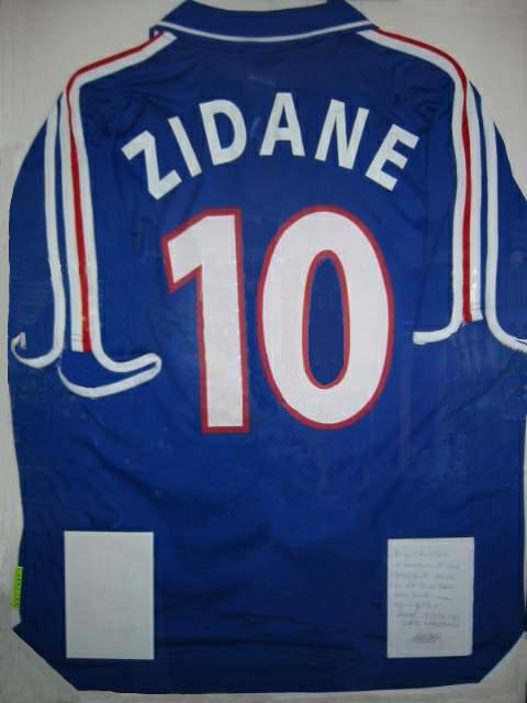 Zinedine Zidane Shirt Number 10 | Zinedine Zidane Jersey Number 10 | Zinedine Zidane France Shirt Number 10 | Zinedine Zidane France Jersey Number 10